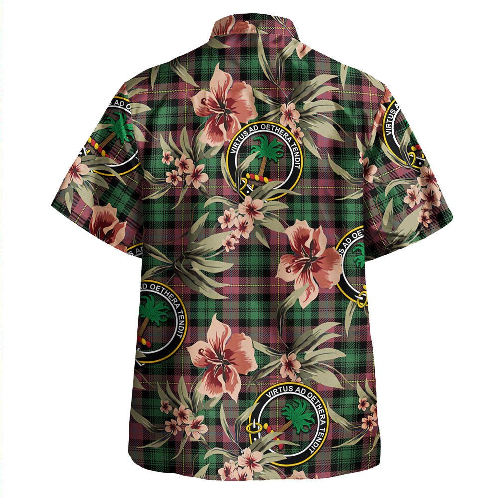 Cairns of Finavon Ancient Tartan Clan Crest Badge Aloha Hawaiian Shirt Tropical Old Style JF38 Cairns of Finavon Ancient Tartan Tartan Today   