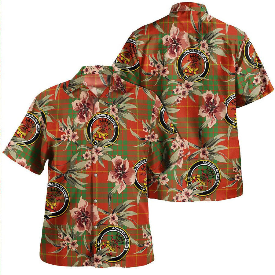 Cameron Ancient Tartan Clan Crest Badge Aloha Hawaiian Shirt Tropical Old Style KJ64 Cameron Ancient Tartan Tartan Today   