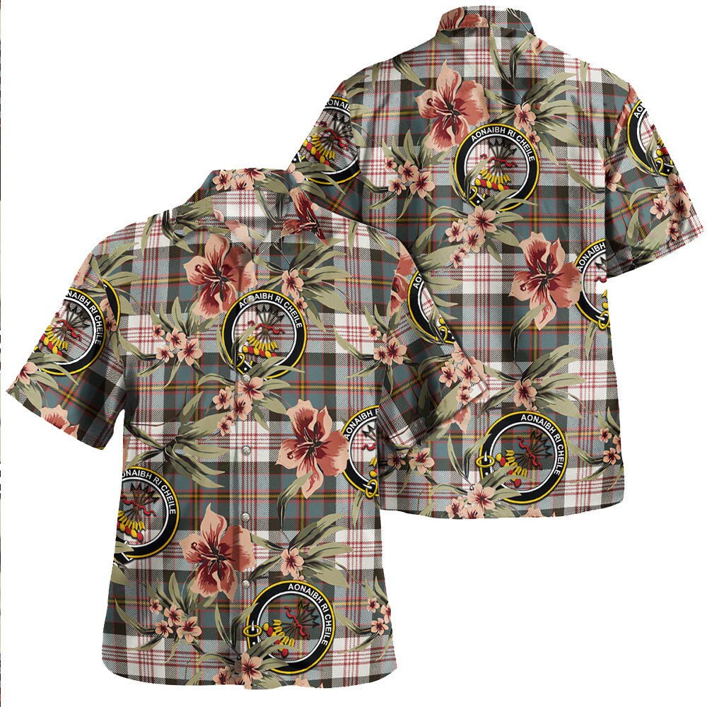 Cameron of Erracht Dress Weathered 2 Tartan Clan Crest Badge Aloha Hawaiian Shirt Tropical Old Style OG15 Cameron of Erracht Dress Weathered 2 Tartan Tartan Today   