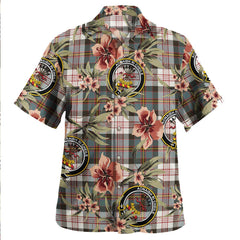 Cameron of Erracht Dress Weathered 2 Tartan Clan Crest Badge Aloha Hawaiian Shirt Tropical Old Style OG15 Cameron of Erracht Dress Weathered 2 Tartan Tartan Today   