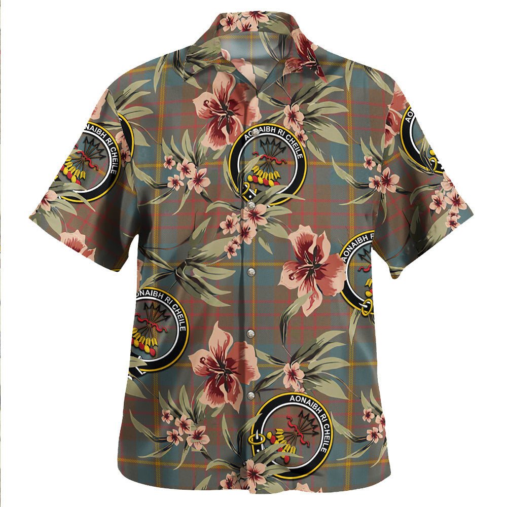 Cameron of Lochiel Hunting Weathered 2 Tartan Clan Crest Badge Aloha Hawaiian Shirt Tropical Old Style YC25 Cameron of Lochiel Hunting Weathered 2 Tartan Tartan Today   