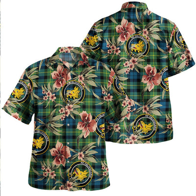 Campbell of Breadalbane 1819 Modern 2 Tartan Clan Crest Badge Aloha Hawaiian Shirt Tropical Old Style QE50
