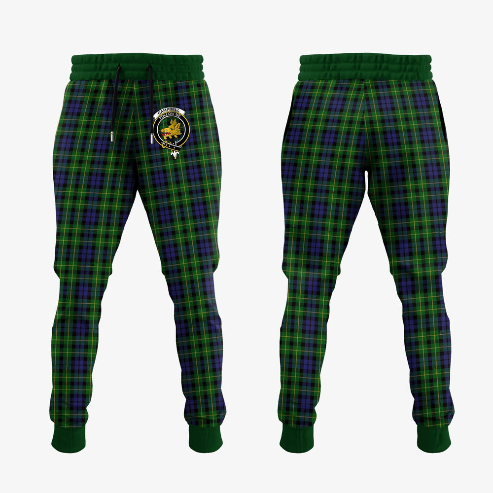 Clan Campbell Of Breadalbane Tartan Crest Jogger Sweatpants WD39 Clan Campbell of Breadalbane Tartan Today   