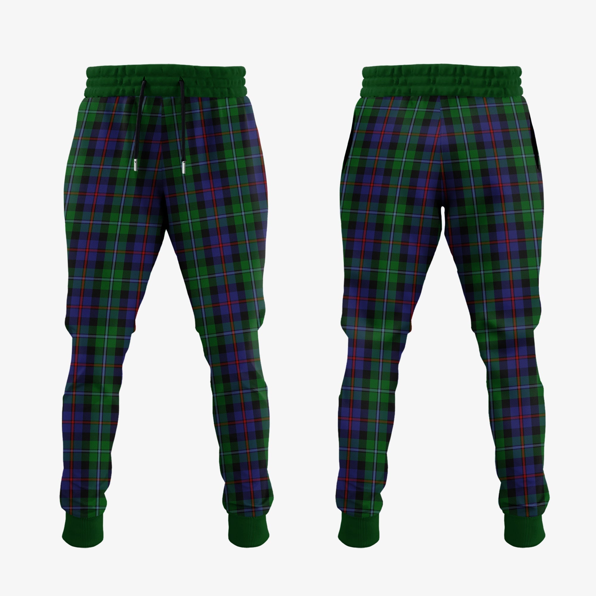 Clan Campbell Of Cawdor Tartan Crest Jogger Sweatpants AW23 Clan Campbell of Cawdor Tartan Today   