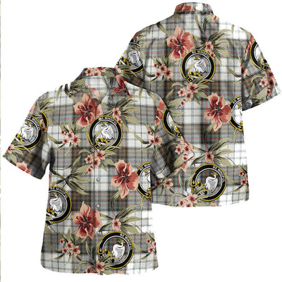 Campbell of Cawdor Dress Weathered 2 Tartan Clan Crest Badge Aloha Hawaiian Shirt Tropical Old Style WA60
