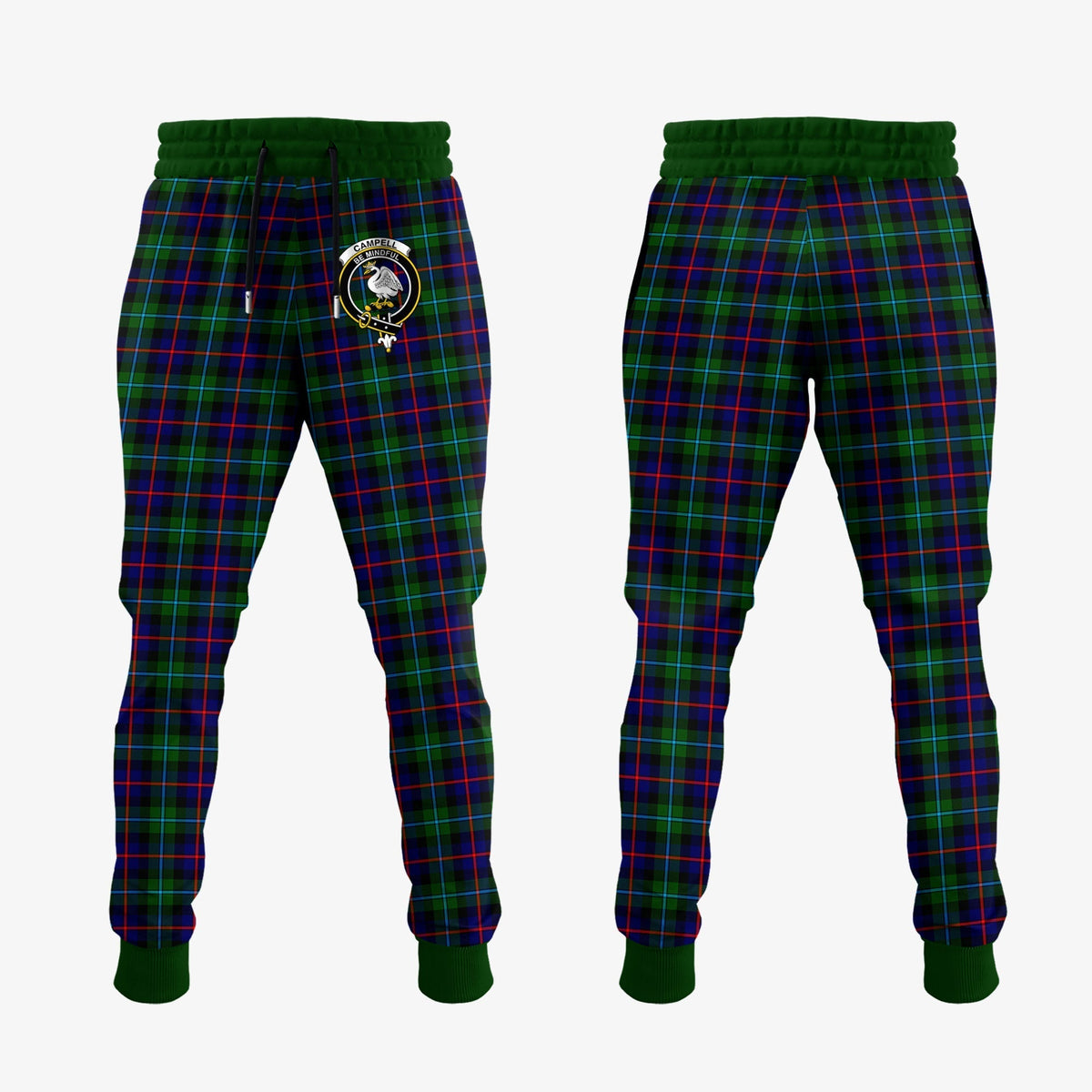Clan Campbell Of Cawdor Modern Tartan Crest Jogger Sweatpants YE49 Clan Campbell of Cawdor Tartan Today   