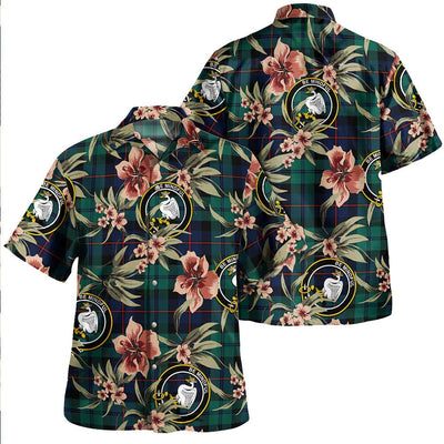Campbell of Cawdor Modern 2 Tartan Clan Crest Badge Aloha Hawaiian Shirt Tropical Old Style RH84