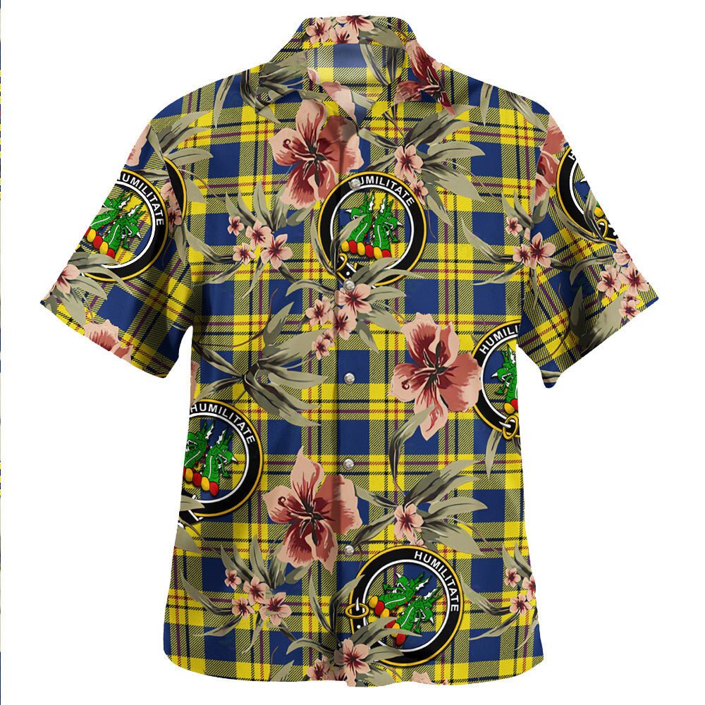 Carlisle (Carlill) Modern Tartan Clan Crest Badge Aloha Hawaiian Shirt Tropical Old Style ZP84 Carlisle (Carlill) Modern Tartan Tartan Today   