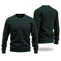Clan Carmichael Modern Tartan Christmas Ugly Sweater BJ52 Carmichael Modern Tartan Tartan Sweater   
