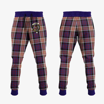 Clan Carnegie Tartan Crest Jogger Sweatpants BY21