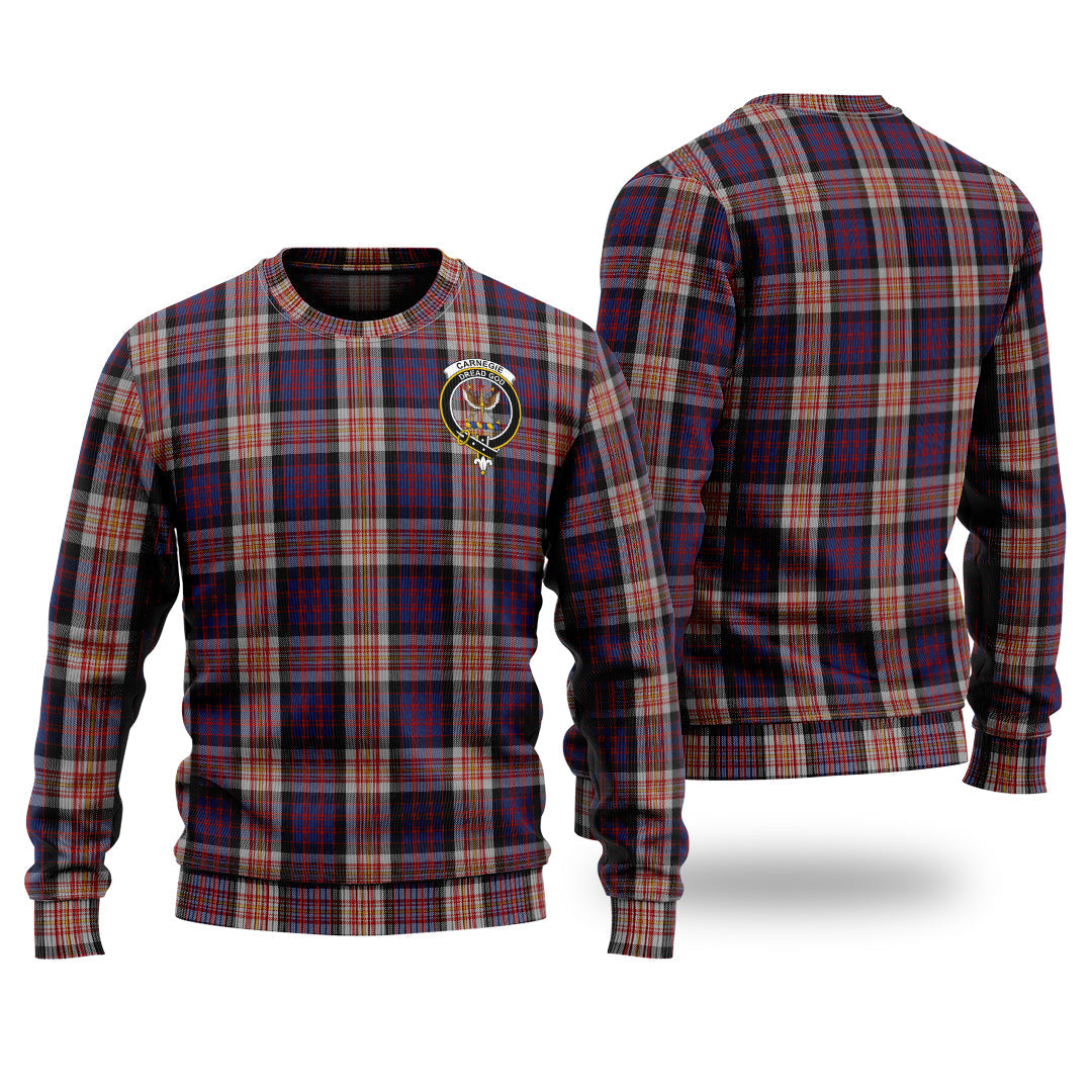 Clan Carnegie Tartan Christmas Ugly Sweater RP19 Carnegie Tartan Tartan Sweater   
