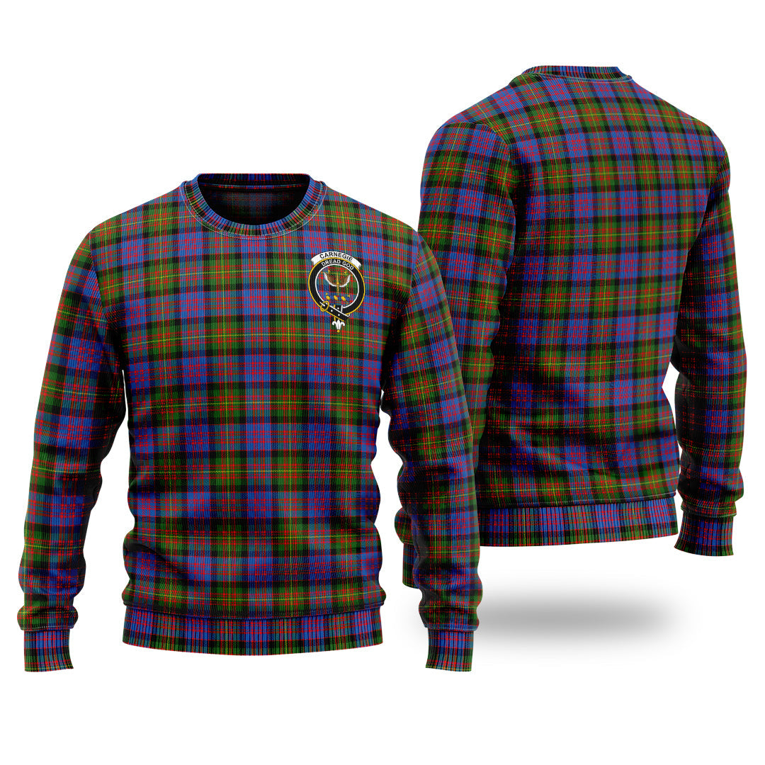 Clan Carnegie Ancient Tartan Christmas Ugly Sweater WU28 Carnegie Ancient Tartan Tartan Sweater   