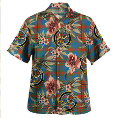Carnegie Ancient Tartan Clan Crest Badge Aloha Hawaiian Shirt Tropical Old Style IB45 Carnegie Ancient Tartan Tartan Today   