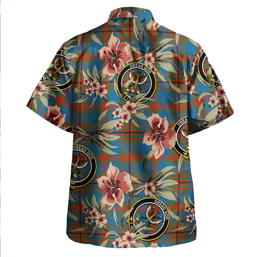 Carnegie Ancient Tartan Clan Crest Badge Aloha Hawaiian Shirt Tropical Old Style IB45 Carnegie Ancient Tartan Tartan Today   