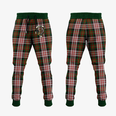 Clan Carnegie Dress Tartan Crest Jogger Sweatpants VW38