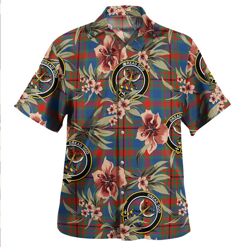 Carnegie Modern Tartan Clan Crest Badge Aloha Hawaiian Shirt Tropical Old Style WM97 Carnegie Modern Tartan Tartan Today   