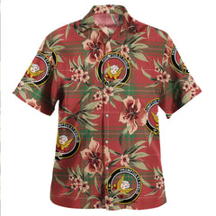 Carruthers Ancient Tartan Clan Crest Badge Aloha Hawaiian Shirt Tropical Old Style FB49 Carruthers Ancient Tartan Tartan Today   