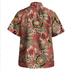 Carruthers Weathered Tartan Clan Crest Badge Aloha Hawaiian Shirt Tropical Old Style CM76 Carruthers Weathered Tartan Tartan Today   