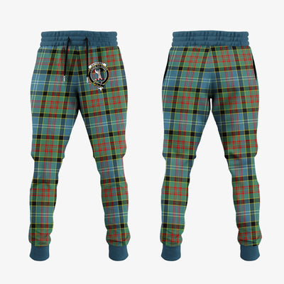 Clan Cathcart Tartan Crest Jogger Sweatpants