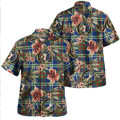 Cathcart Modern Tartan Clan Crest Badge Aloha Hawaiian Shirt Tropical Old Style QV36
