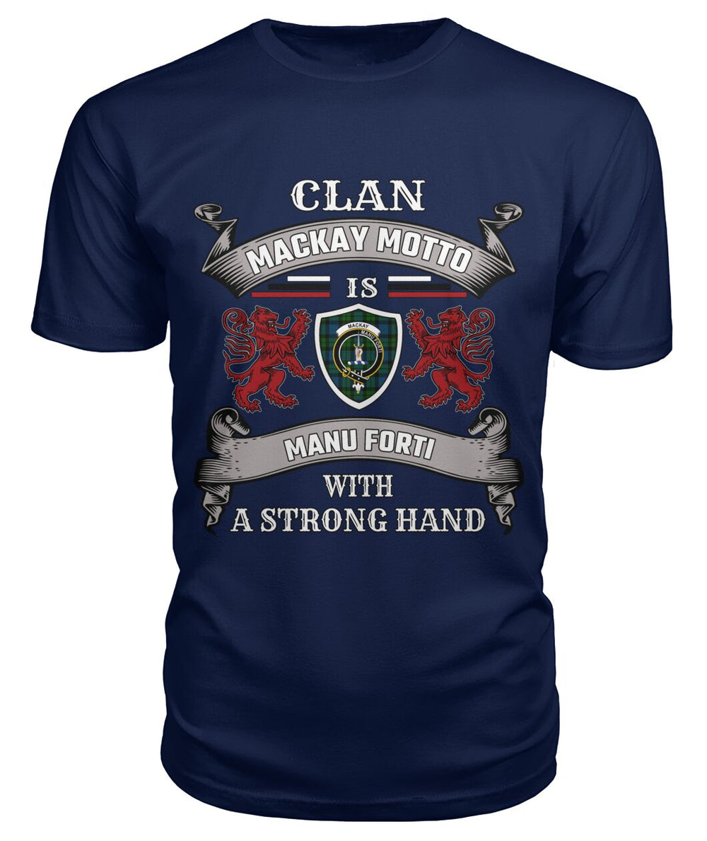 Clan Mackay Family Tartan 2D T-Shirt -  Special VersionVO11 Mackay Tartan 2D T-Shirt - Special Version Tartan T-Shirt Navy S Mackay Tartan 2D T-Shirt -  Special Version