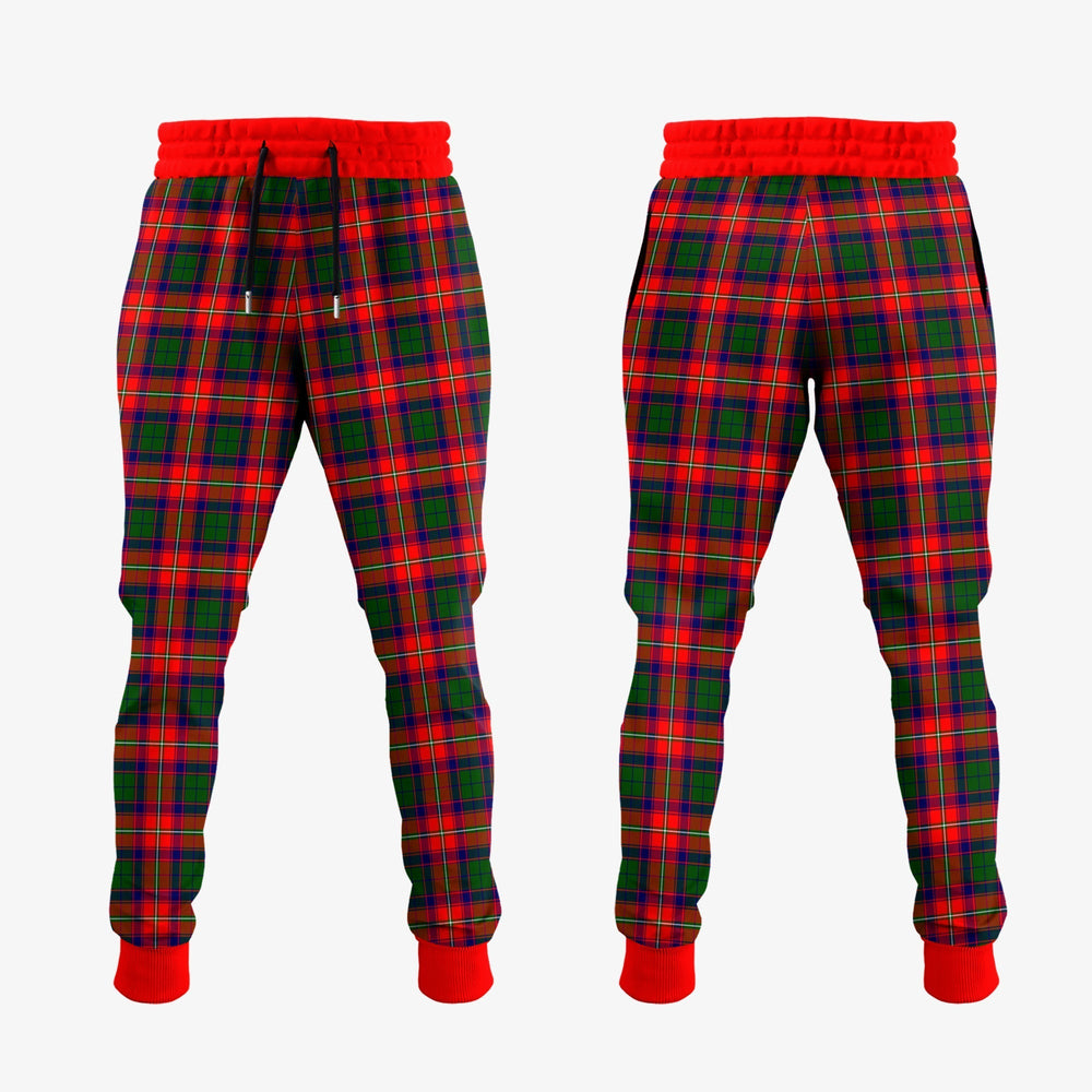 Clan Charteris Tartan Crest Jogger Sweatpants LL23 Clan Charteris Tartan Today   