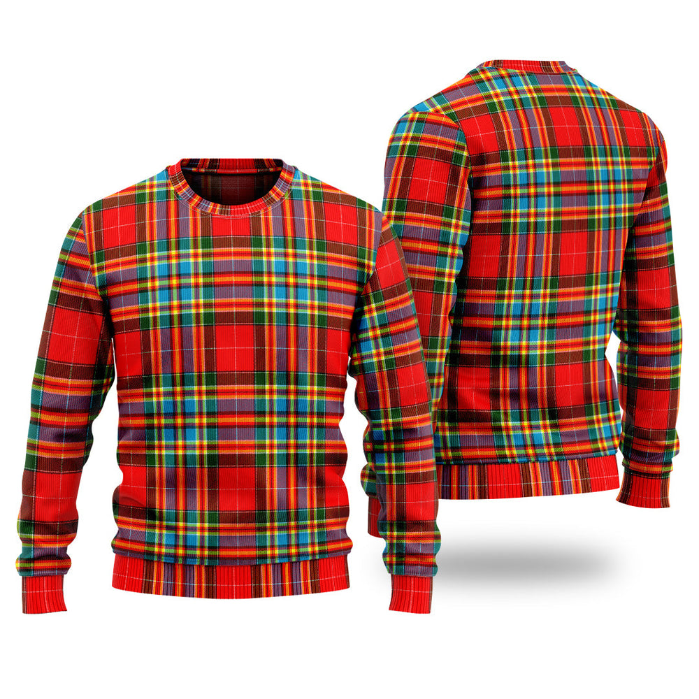 Clan Chattan Tartan Christmas Ugly Sweater IB64 Chattan Tartan Tartan Sweater   