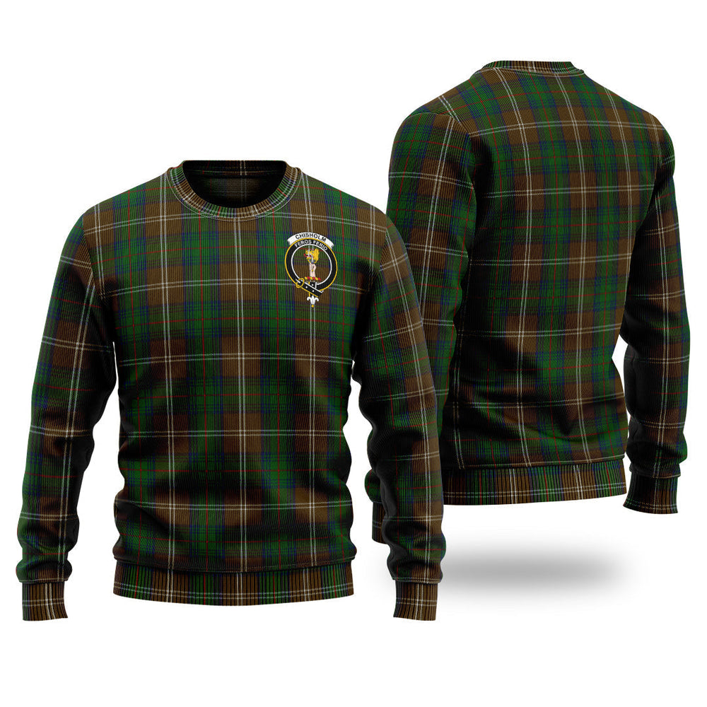 Clan Chisholm Hunting Tartan Christmas Ugly Sweater TT67 Chisholm Hunting Tartan Tartan Sweater   