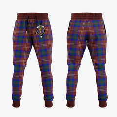 Clan Chisholm Hunting Modern Tartan Crest Jogger Sweatpants MI73 Clan Chisholm Tartan Today   