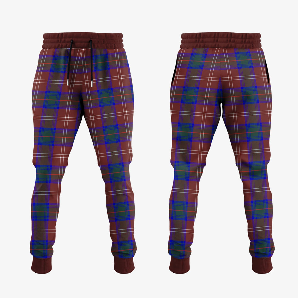 Clan Chisholm Hunting Modern Tartan Crest Jogger Sweatpants MI73 Clan Chisholm Tartan Today   