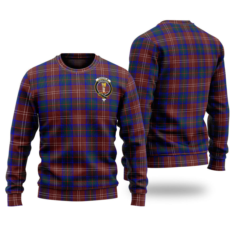 Clan Chisholm Hunting Modern Tartan Christmas Ugly Sweater XU84 Chisholm Hunting Modern Tartan Tartan Sweater   