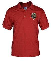 Clan Abercrombie Family Crest Polo T-Shirt ZV21 Abercrombie Tartan Tartan Polo   
