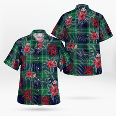 Clan Abercrombie Modern Tartan Scottish Lion Hawaiian Shirt KV88 Abercrombie Modern Tartan Tartan Hawaii Shirt   