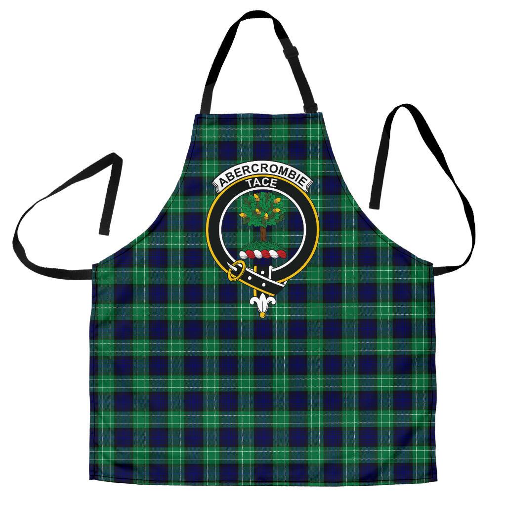 Clan Abercrombie Tartan Crest Apron BS10 Clan Abercrombie Tartan Today   