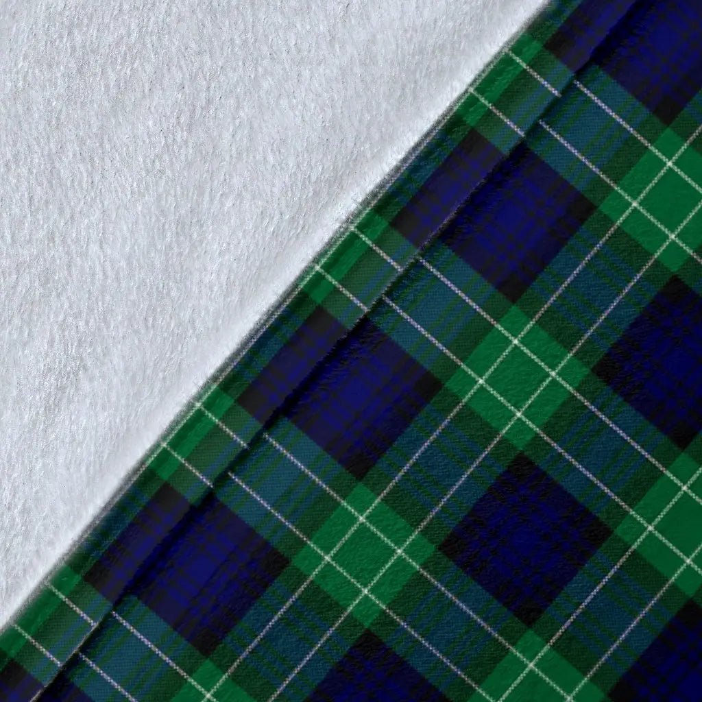 Clan Abercrombie Tartan Crest Blanket Wave Style HZ68 Clan Abercrombie Tartan Today   