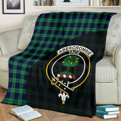 Clan Abercrombie Tartan Crest Blanket Wave Style HZ68 Clan Abercrombie Tartan Today   
