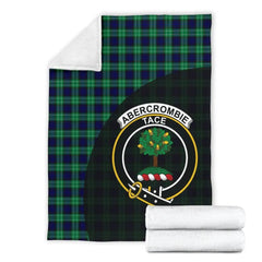 Clan Abercrombie Tartan Crest Blanket Wave Style HZ68 Clan Abercrombie Tartan Today   