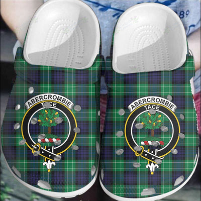 Clan Abercrombie Tartan Crest Clogs Classic BS86