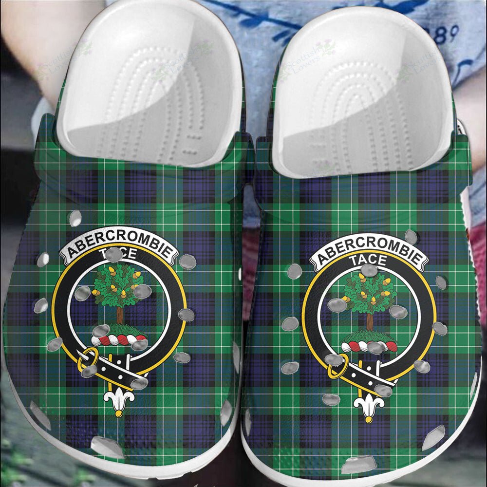 Clan Abercrombie Tartan Crest Clogs Classic BS86 Abercrombie Tartan Tartan Today   