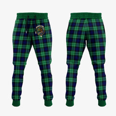 Clan Abercrombie Tartan Crest Jogger Sweatpants BM55 Clan Abercrombie Tartan Today   