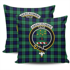 Clan Abercrombie Tartan Crest Pillow Cover ND26 Clan Abercrombie Tartan Today   