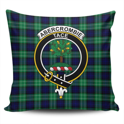 Clan Abercrombie Tartan Crest Pillow Cover ND26