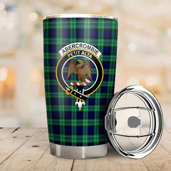 Clan Abercrombie Tartan Crest Tumbler RG44 Clan Abercrombie Tartan Today   