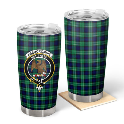Clan Abercrombie Tartan Crest Tumbler RG44