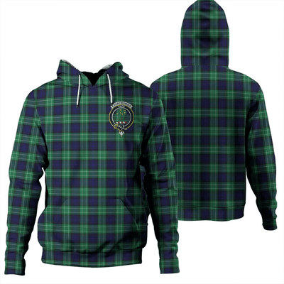 Clan Abercrombie Tartan Hoodie Crest 88UCTB0I-1