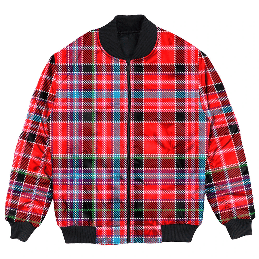 Clan Aberdeen District Tartan Clan Bomber Jacket FO90 Aberdeen District Tartan Tartan Bomber Jacket   