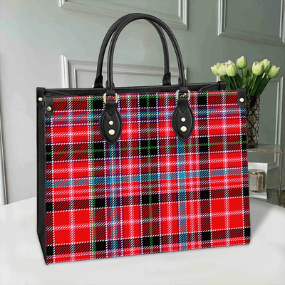Clan Aberdeen District Tartan Leather Bag BK33