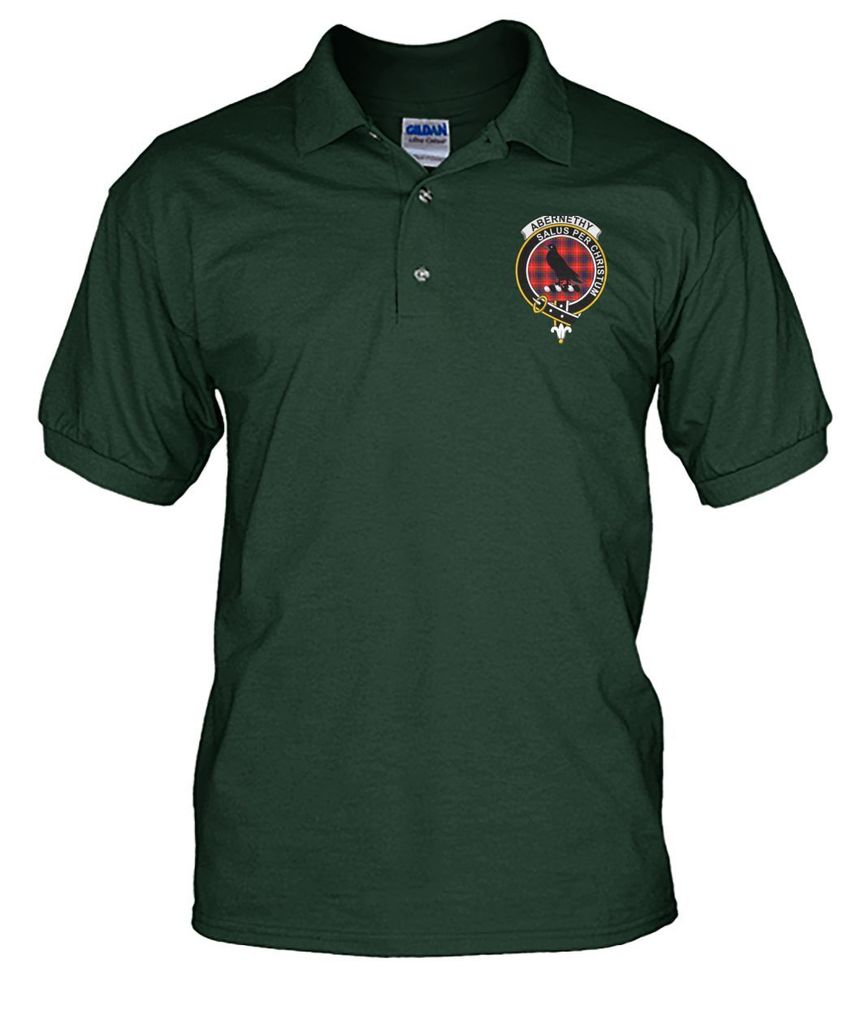 Clan Abernethy Family Crest Polo T-Shirt KA19 Abernethy Tartan Tartan Polo   