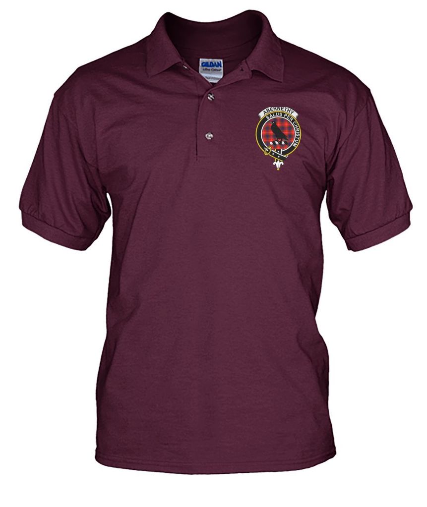 Clan Abernethy Family Crest Polo T-Shirt KA19 Abernethy Tartan Tartan Polo   