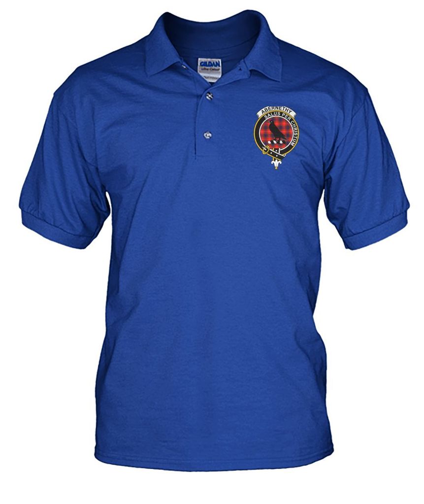 Clan Abernethy Family Crest Polo T-Shirt KA19 Abernethy Tartan Tartan Polo   